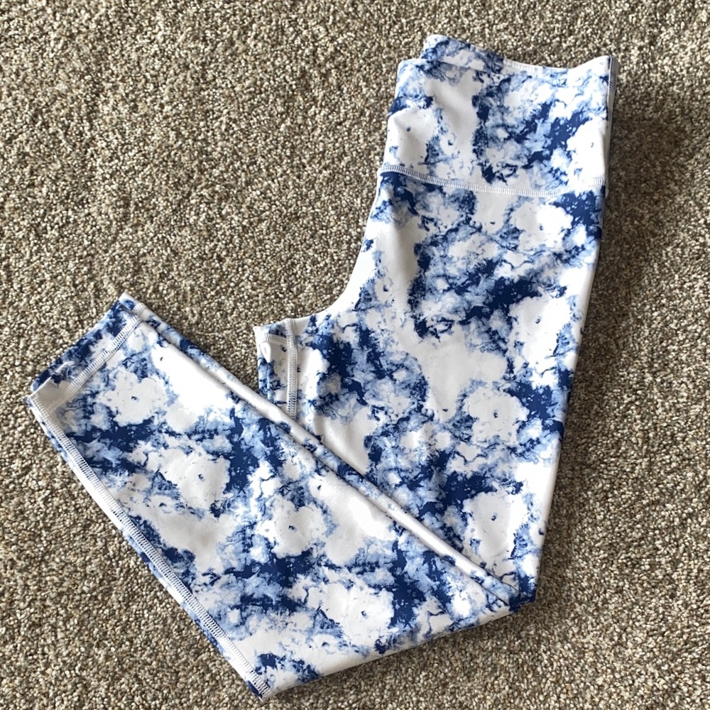 GAP Blue and White Patterned Leggings F - Picture 3 of 3